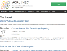 Tablet Screenshot of acrlnec.org